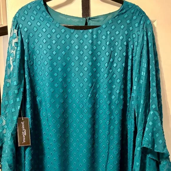 Teal Green Jessica Howard dress Plus size 18 - Picture 2 of 4